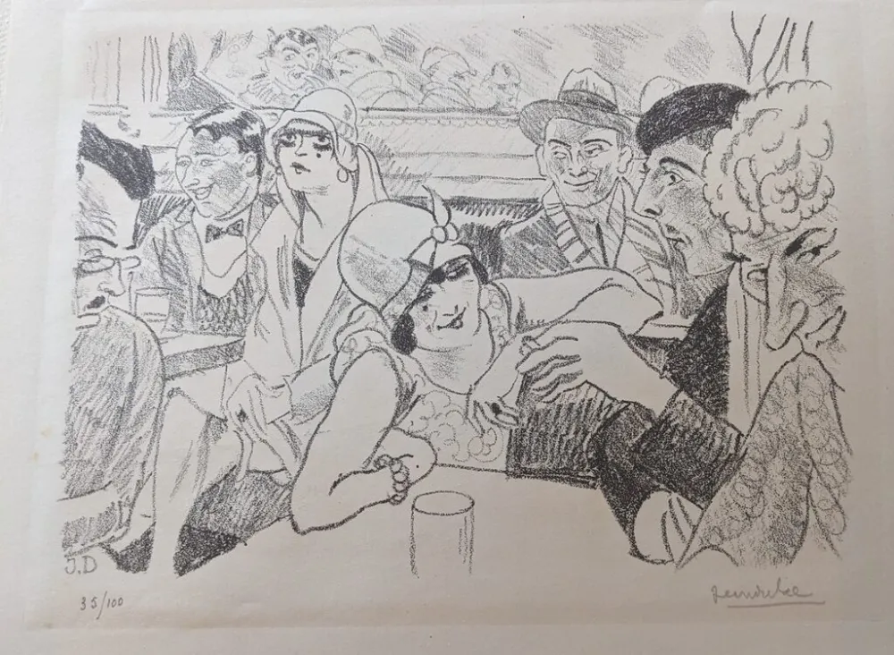 Литография Dulac - Initiation