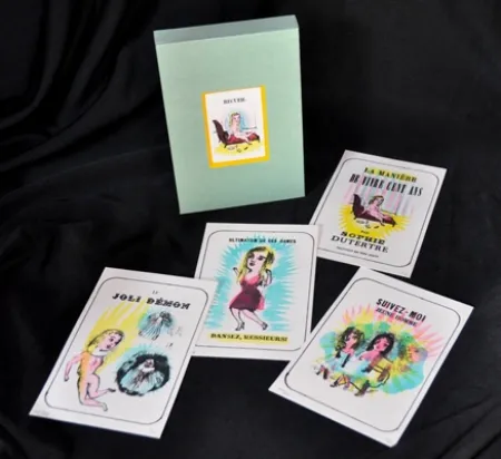 Литография Dutertre - La manière de vivre 100 ans