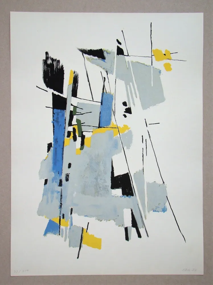 Литография Eble - Gegenstandlose Komposition