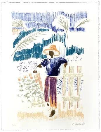 Литография Eckhardt - Sans titre 3