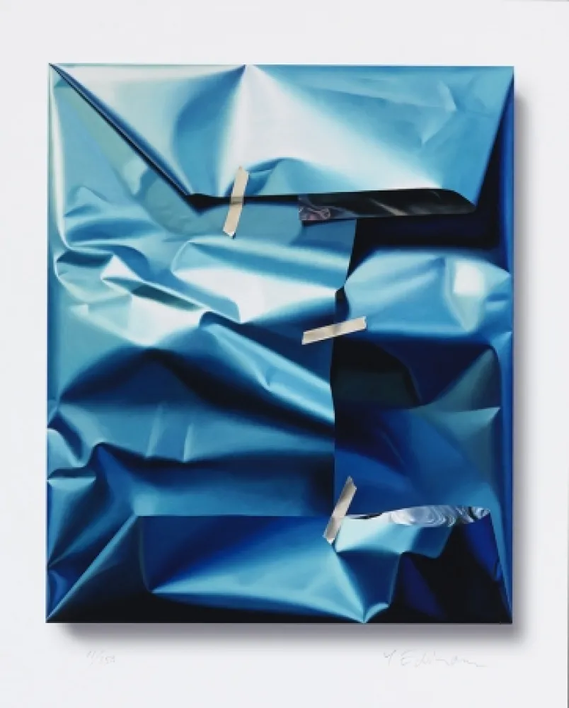 Цифровой Эстамп Edelmann - Detection of blue Vibration