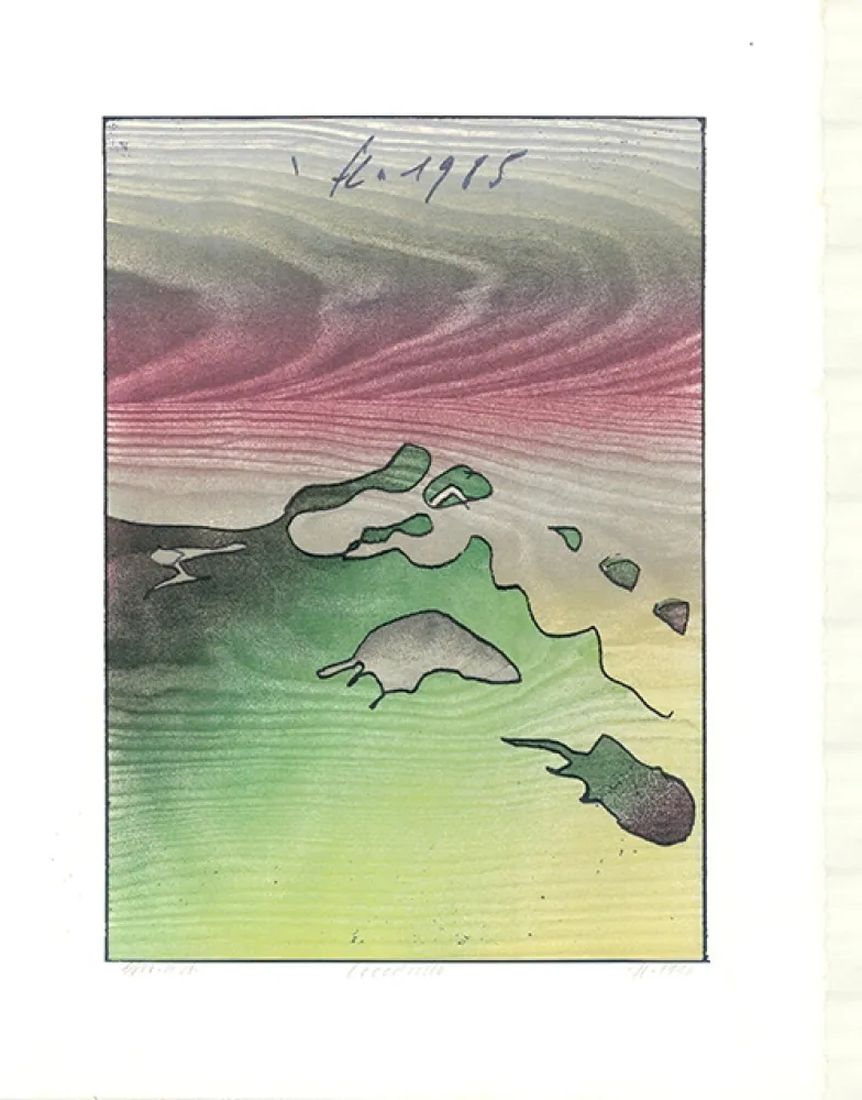 Гравюра На Дереве Eggenschwiler - Cocodrillo