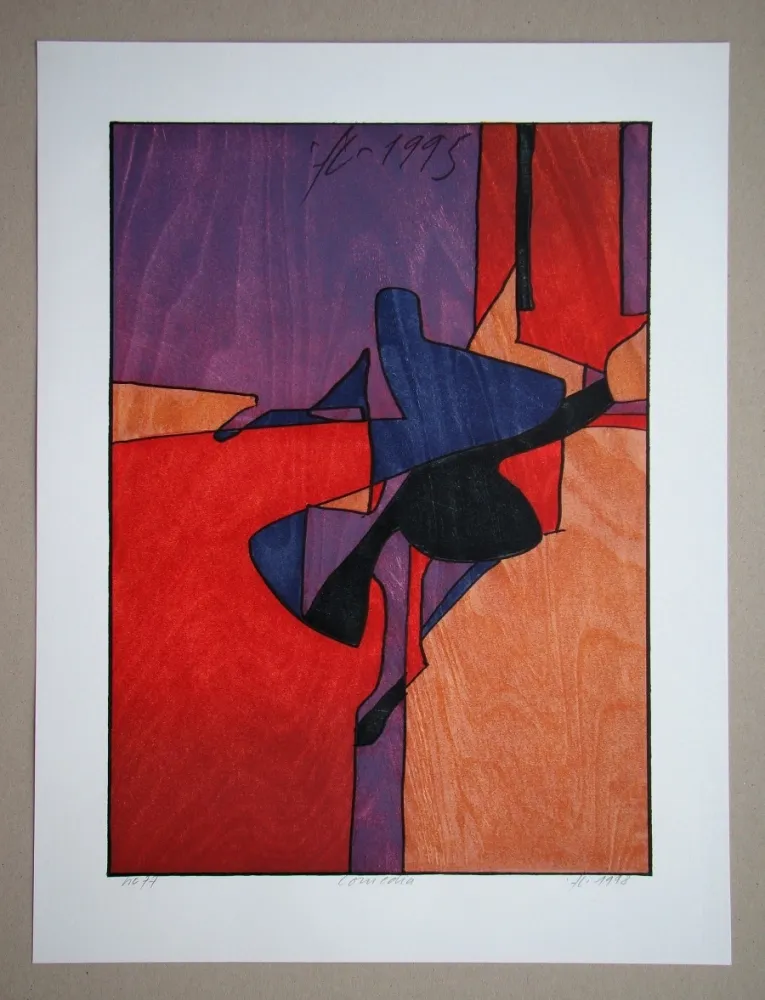 Гравюра На Дереве Eggenschwiler - Comedia