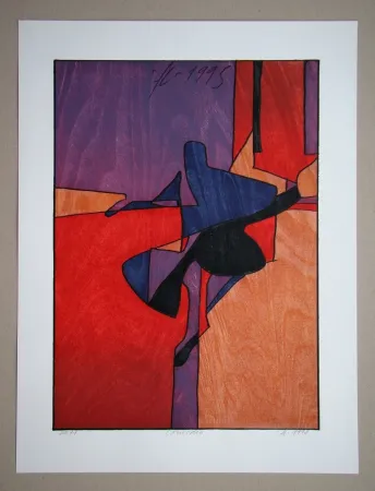 Гравюра На Дереве Eggenschwiler - Comedia