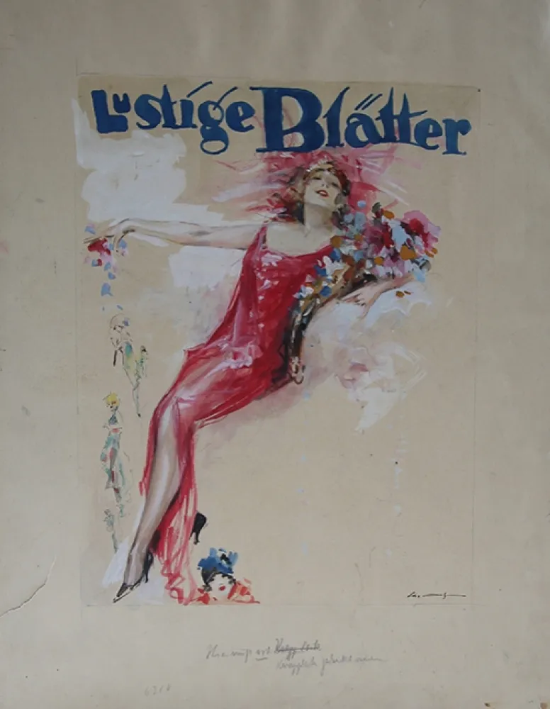Нет Никаких Технических Ehrenberger - Design for cover of ¨Lustige Blätter