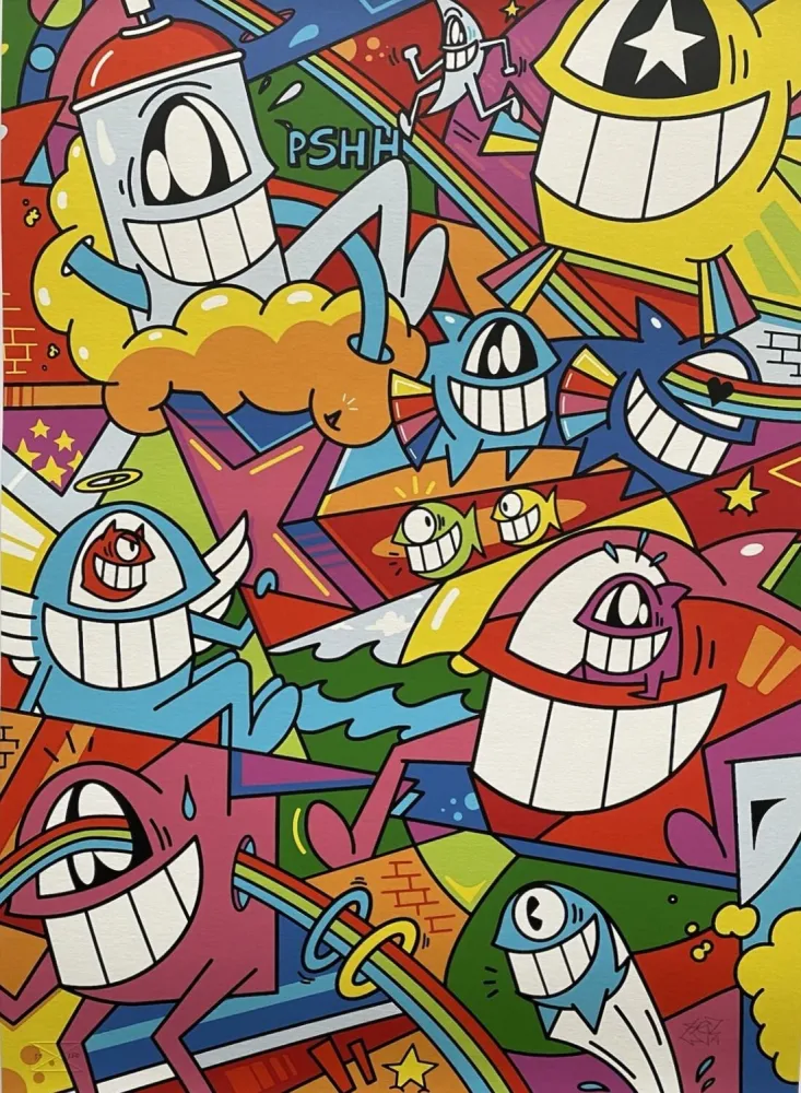 Сериграфия El Pez - Catch the Stars (Standard Edition III)