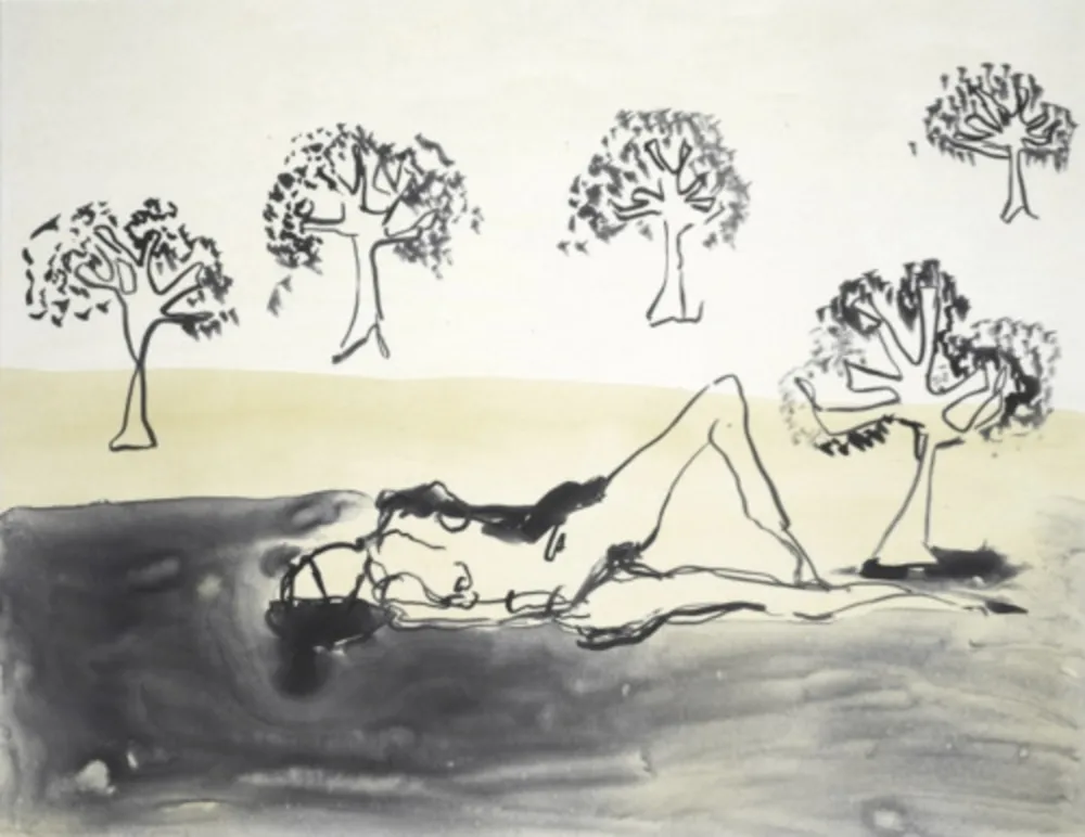 Литография Emin - Laying with the Olive Trees