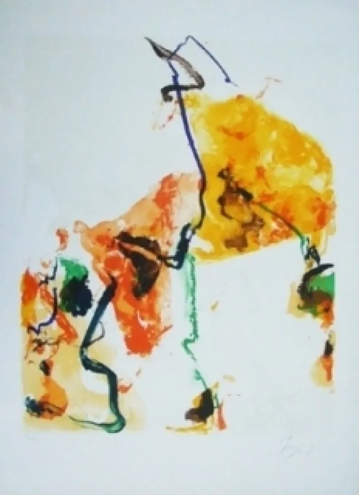 Литография En Jong - Monde imaginaiire II