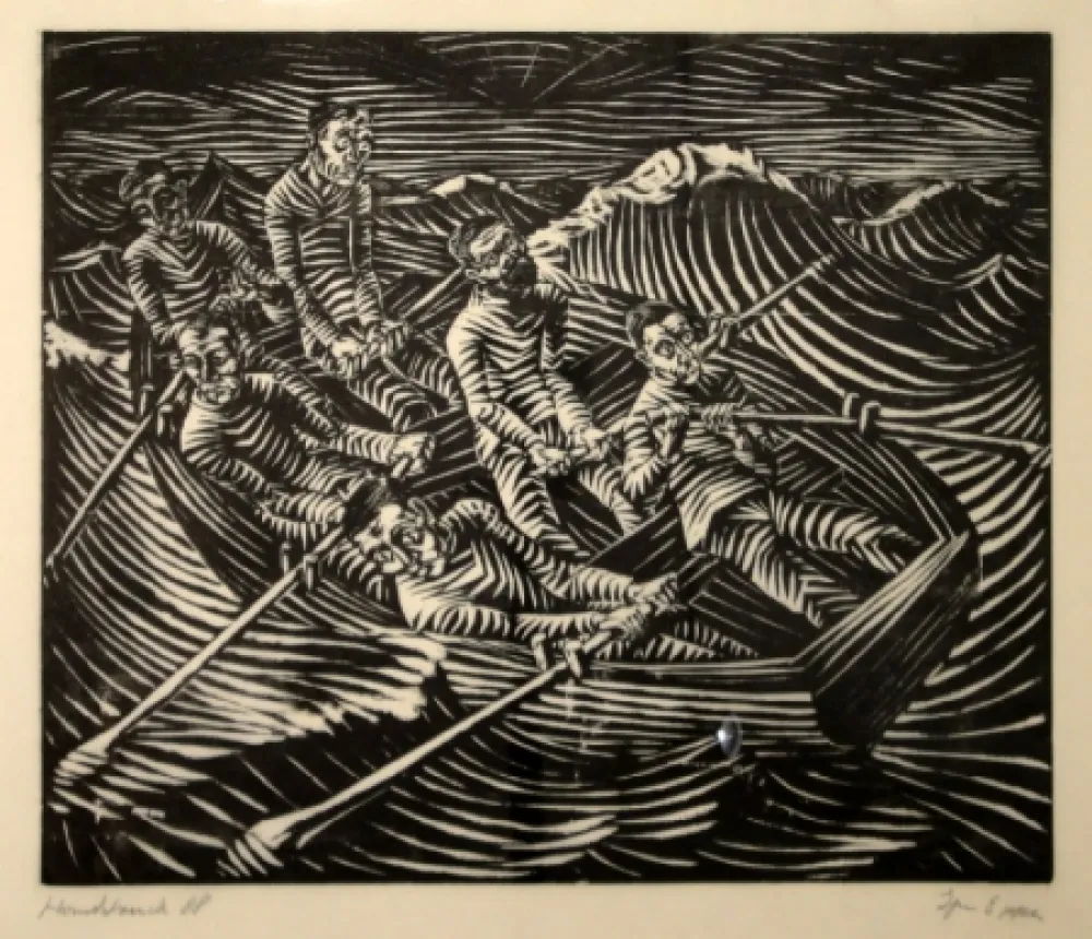 Гравюра На Дереве Epper - Rettungsboot I