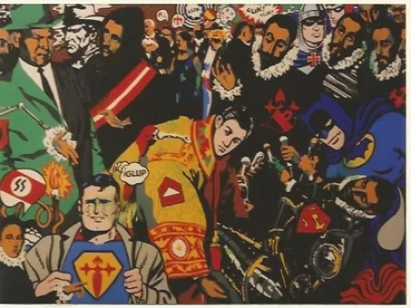 Сериграфия Equipo Cronica - El happening del Conde Orgaz