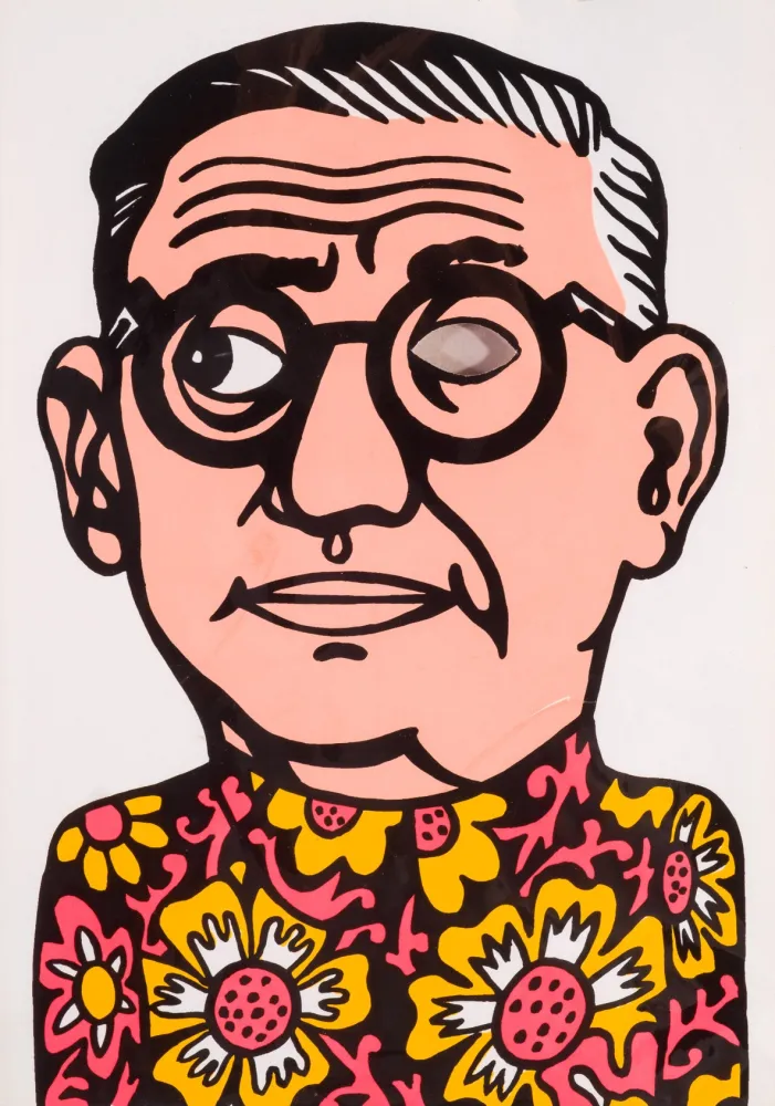 Сериграфия Equipo Cronica - El mito de Sartre