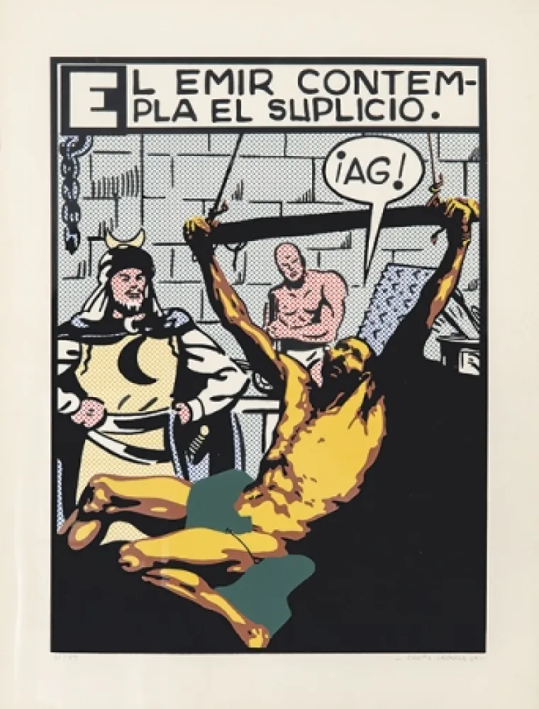 Сериграфия Equipo Cronica - El suplicio