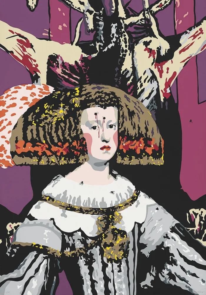 Сериграфия Equipo Cronica - Mariana y las moscas, from Compositions Series