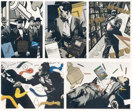 Сериграфия Equipo Cronica - Serie Negra