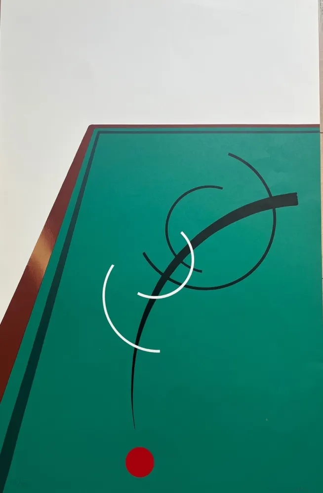 Сериграфия Equipo Cronica - Taco de billar