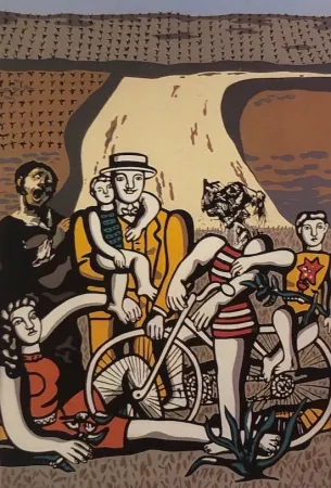 Сериграфия Equipo Cronica - Un día en el campo (carpeta Conmpositions)