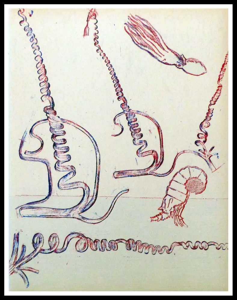 Литография Ernst - Composition surréaliste 