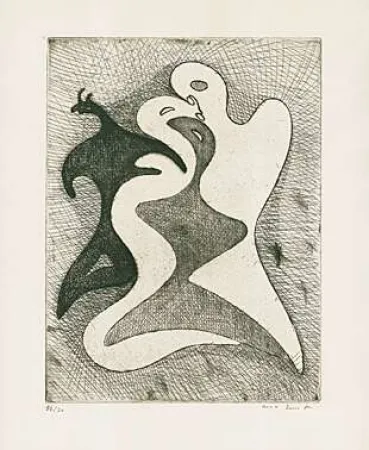 Гравюра Сухой Иглой Ernst - 