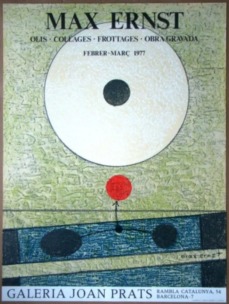 Литография Ernst - Galeria Joan Prats