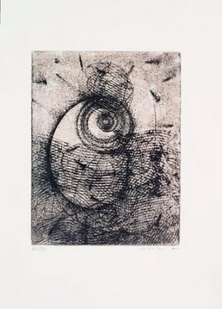 Офорт И Аквитанта Ernst - Hommage à Rimbaud 