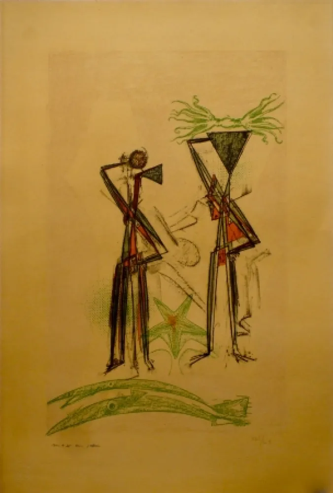 Литография Ernst - L' Etoile de Mer