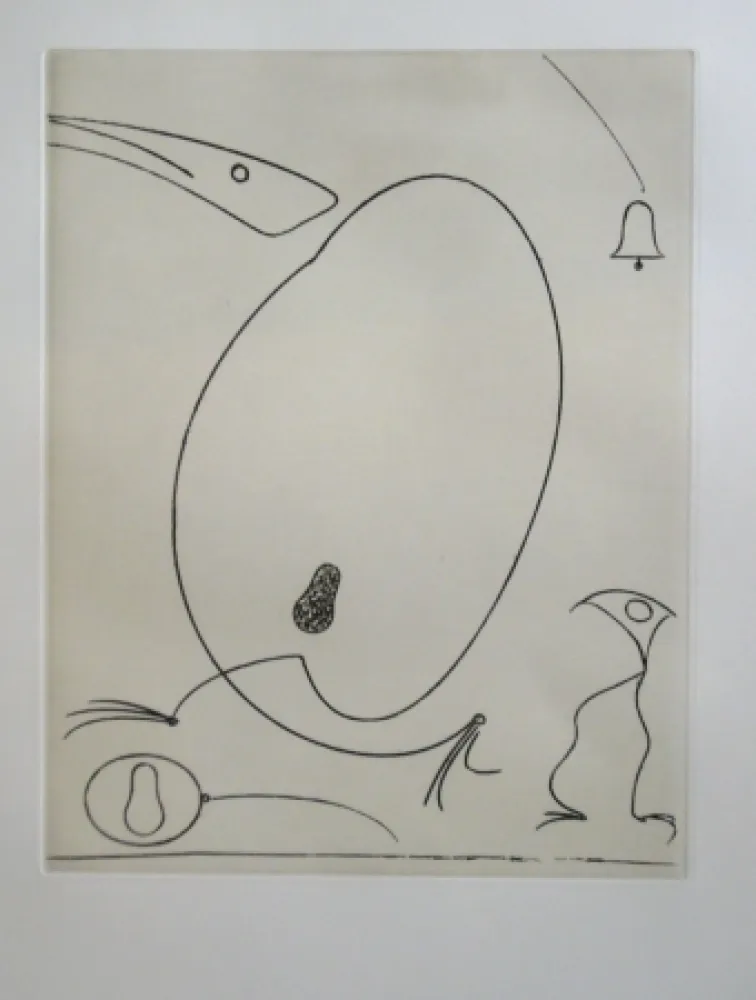 Офорт И Аквитанта Ernst - La cloche