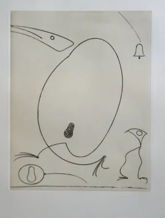 Офорт И Аквитанта Ernst - La cloche