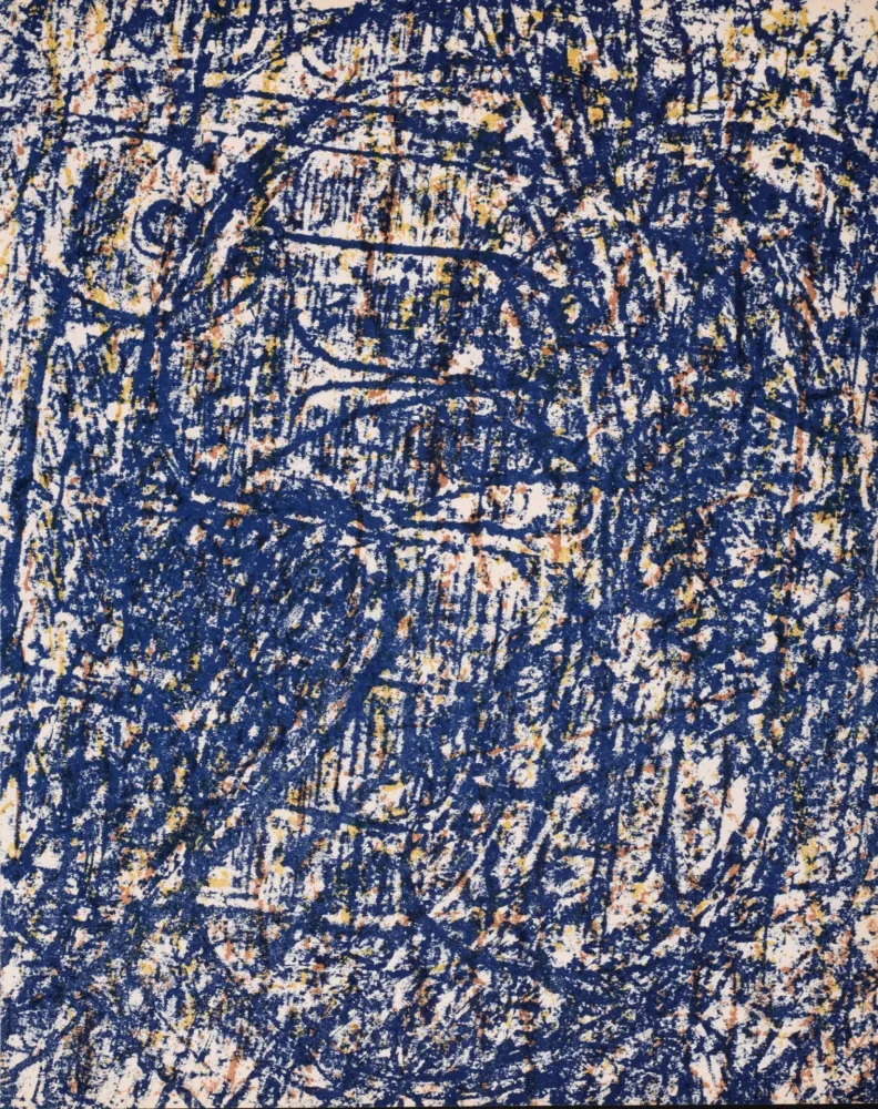 Литография Ernst - ​​​​​​​La forêt bleue, 1962