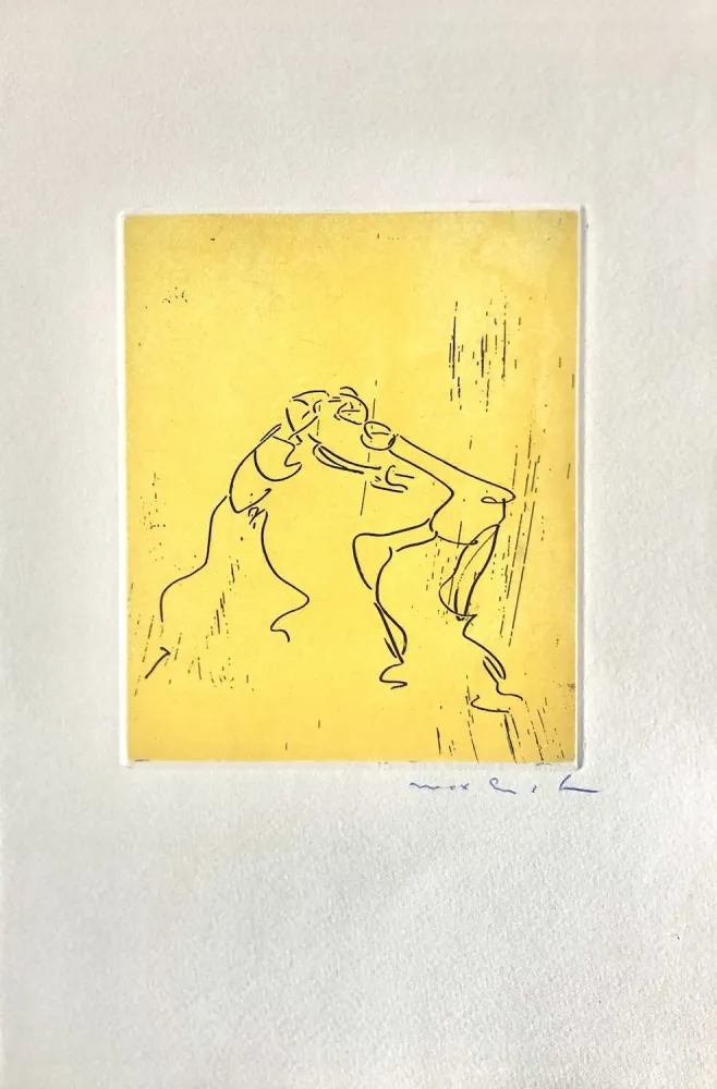 Офорт Ernst - Le Meneur d'ombres