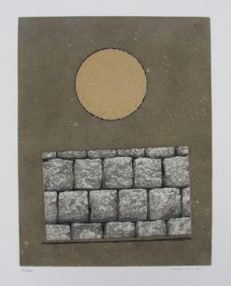 Офорт И Аквитанта Ernst - Le plus beau mur de mon royaume