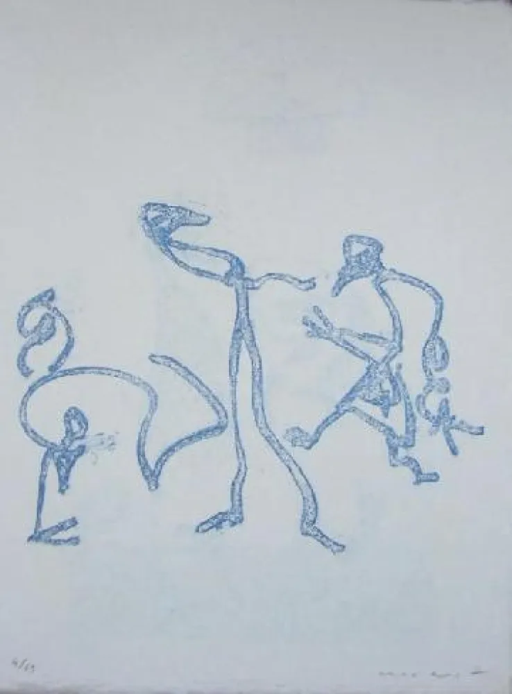 Литография Ernst - Lewis Caroll's Wunderhorn 