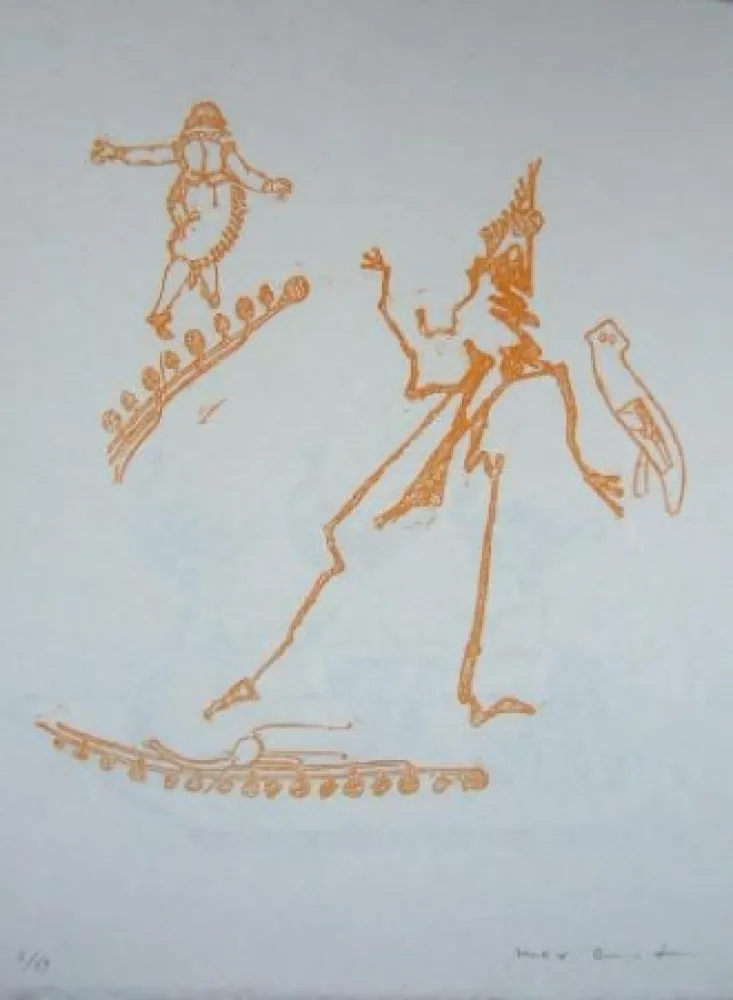 Литография Ernst - Lewis Carroll's Wunderhorn 15