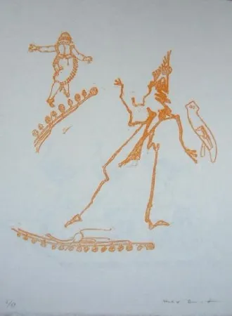 Литография Ernst - Lewis Carroll's Wunderhorn 15