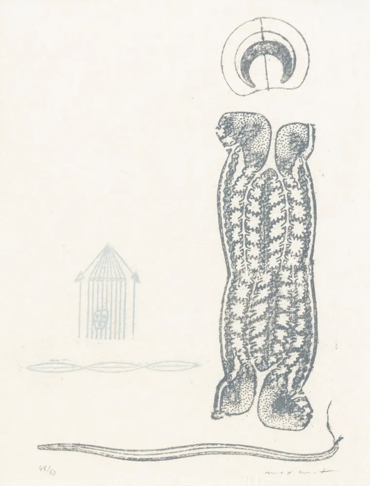 Литография Ernst - Max Ernst (1891–1976) - Untitled - lithograph on paper - 1970