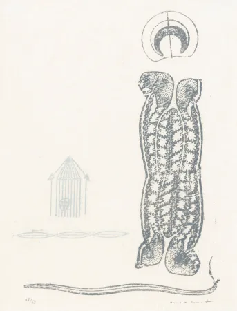 Литография Ernst - Max Ernst (1891–1976) - Untitled - lithograph on paper - 1970