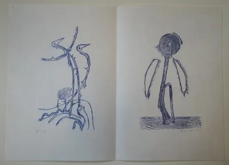 Иллюстрированная Книга Ernst - Max Ernst - Jean Tardieu. 24 Frottagen