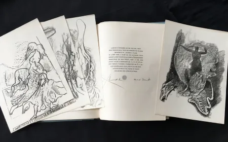 Иллюстрированная Книга Ernst - Paul Éluard : CHANSON COMPLÈTE. Avec 4 Lithographies de Max Ernst (1939)