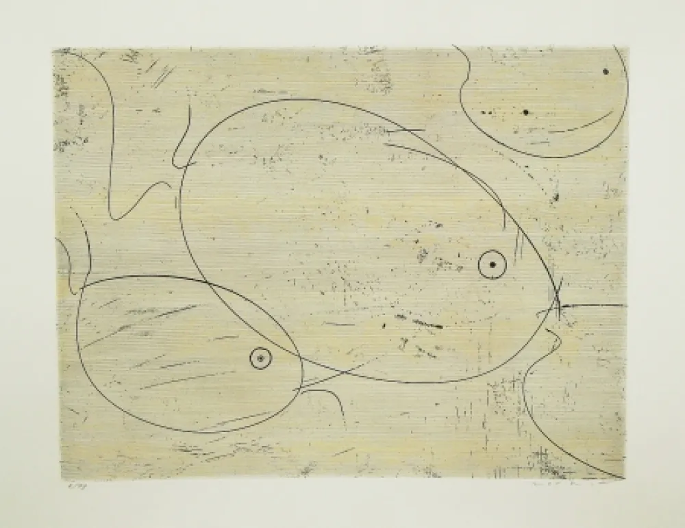 Офорт Ernst - Poissons