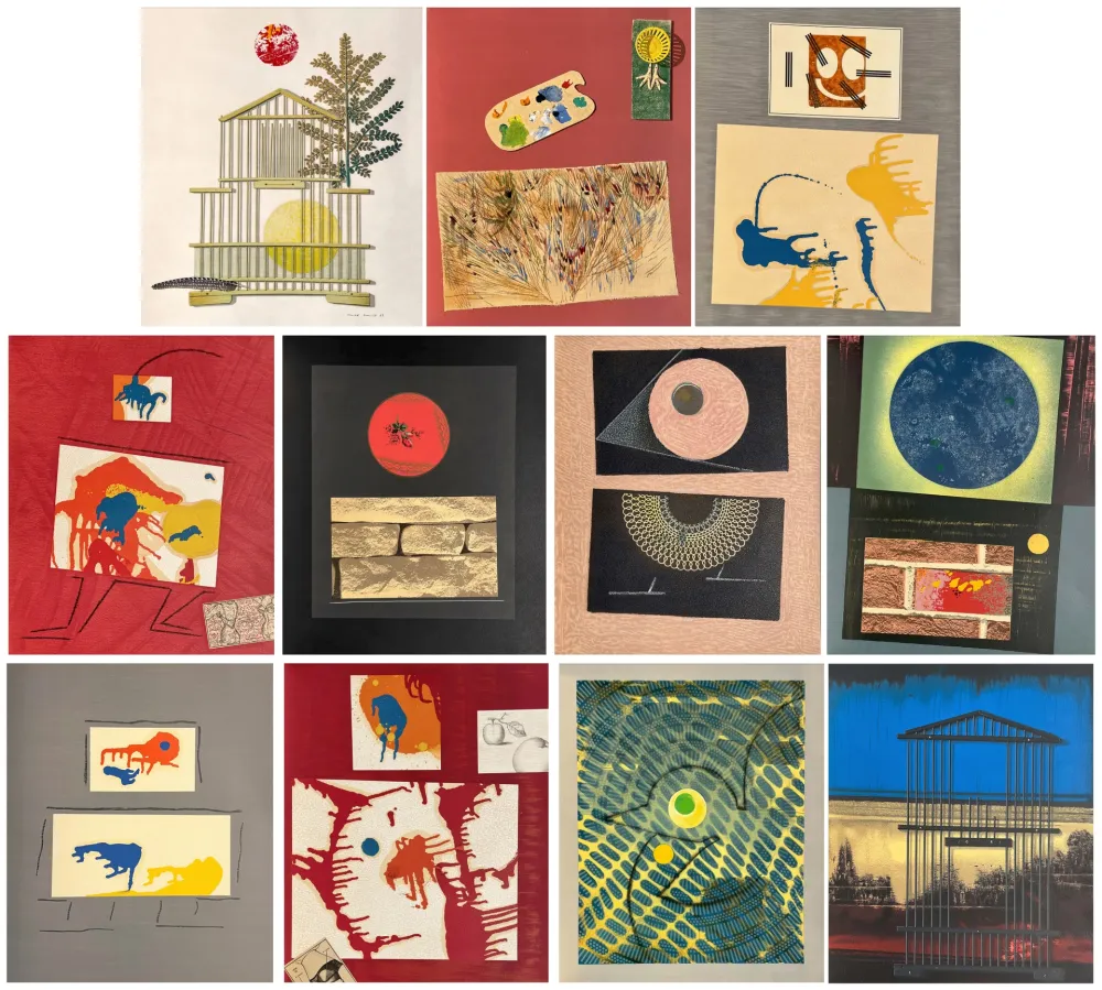 Литография Ernst - René Char. DENT PROMPTE. SUITE complète des 11 lithographies originales (1969)