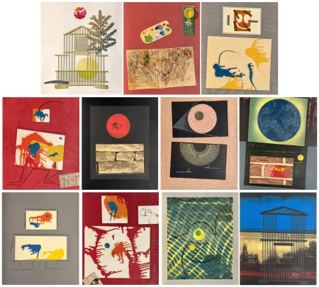 Литография Ernst - René Char. DENT PROMPTE. SUITE complète des 11 lithographies originales (1969)