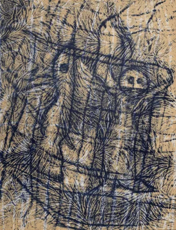 Литография Ernst - Un Chant d'amour, 1958