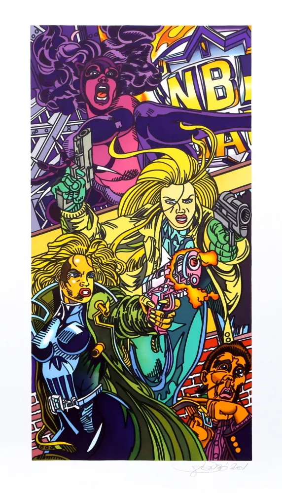 Литография Erro - Catman