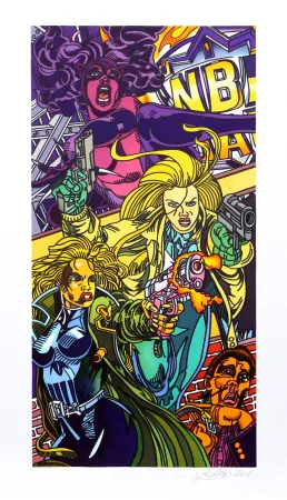 Литография Erro - Catman