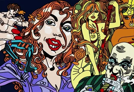 Многоэкземплярное Произведение Erro - Feminine King-Kong