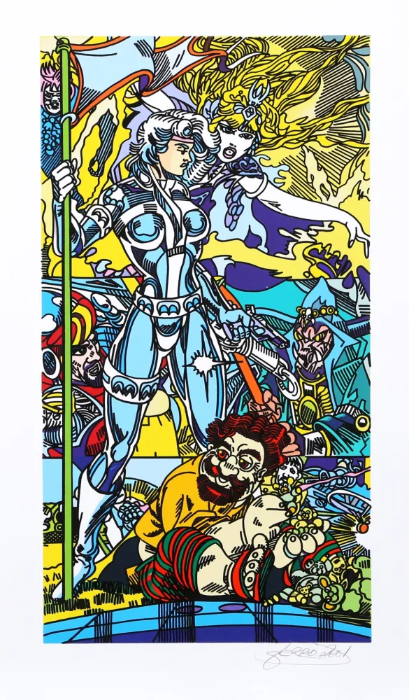 Литография Erro - Forgotten Future