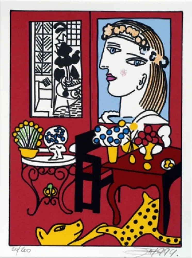 Сериграфия Erro - From the series 