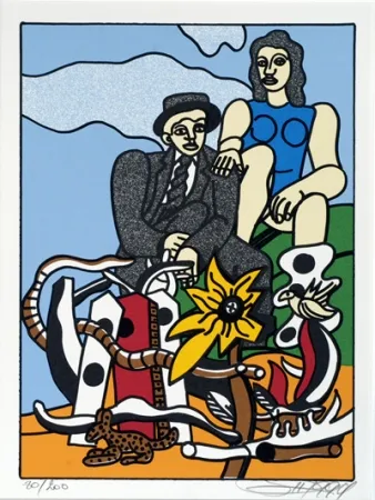 Сериграфия Erro - From the series 