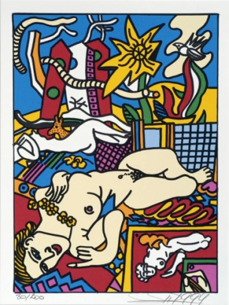 Сериграфия Erro - From the series 