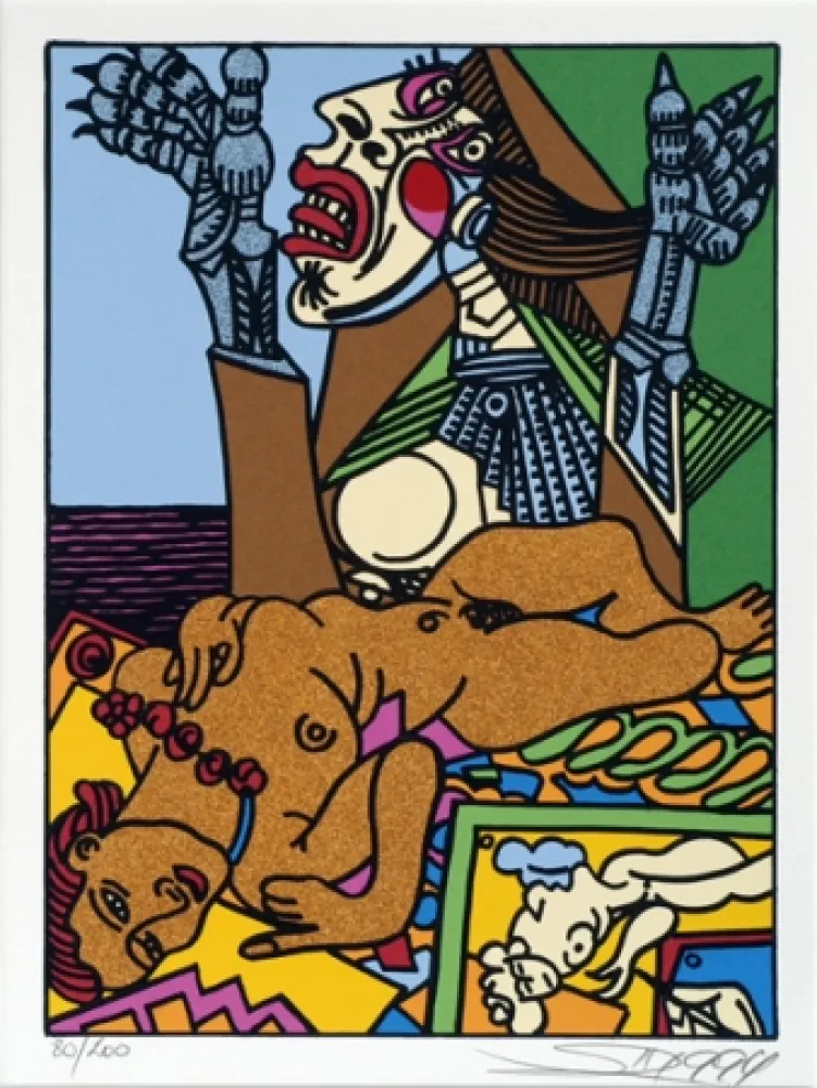 Сериграфия Erro - From the series 