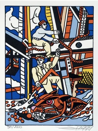 Сериграфия Erro - From the series 